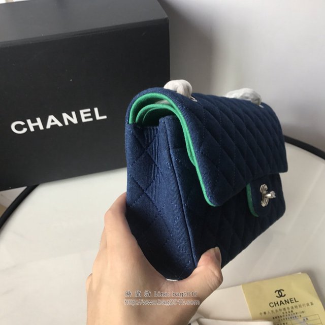 Chanel女包 小香 牛仔鏈條包 香奈兒單肩斜挎包 Chanel2019新款女包  djc3255